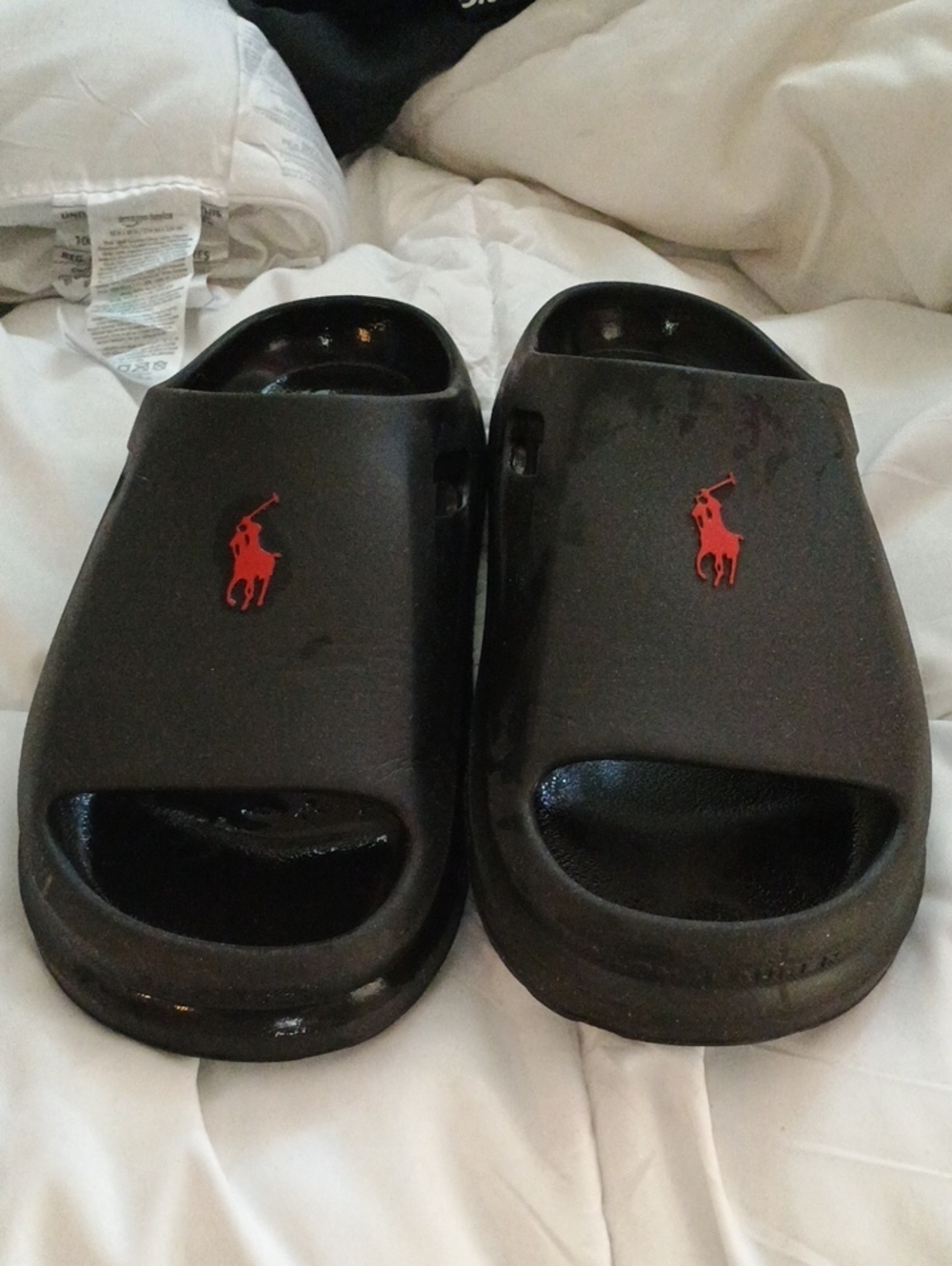 Men's Polo BLACK Slides
